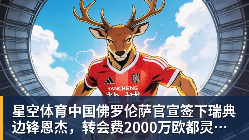 佛罗伦萨官宣签下瑞典边锋恩杰，转会费2000万欧都灵保留12%分成