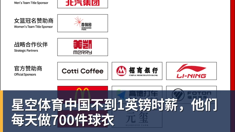 星空体育中国不到1英镑时薪，他们每天做700件球衣